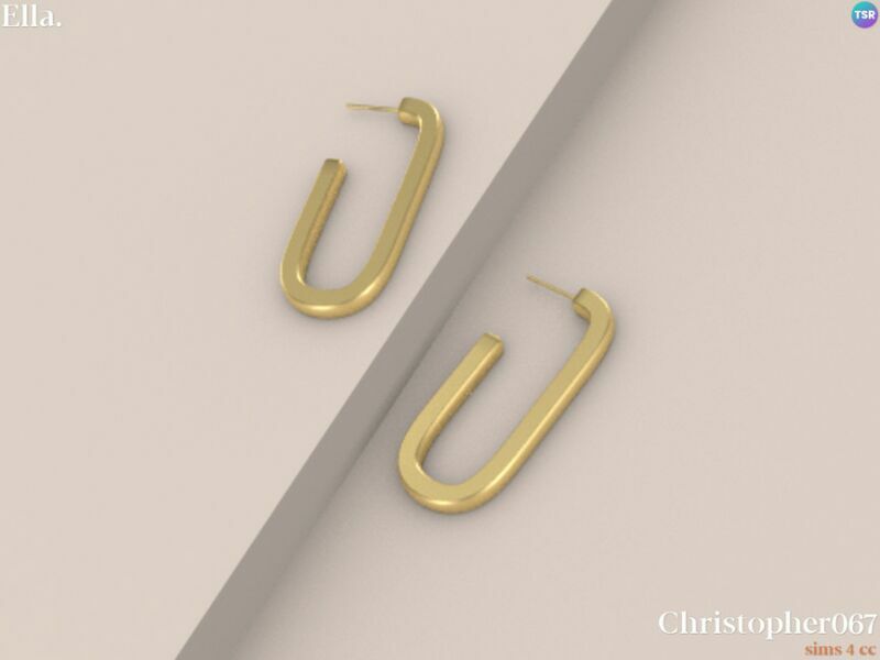 sims 4 cc ella earrings by christopher067 3