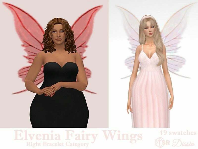 Elvenia Fairy Wings By Dissia Sims 4 CC