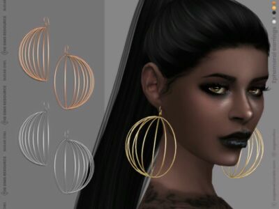 Ephemeral Earrings Sims 4 CC