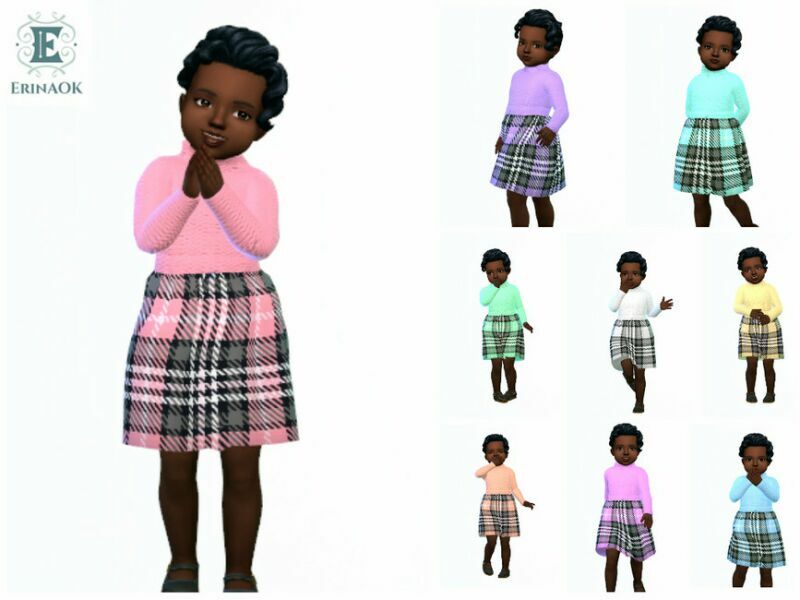 Erinaok Toddler Dress 0101 By Erinaok Sims 4 CC