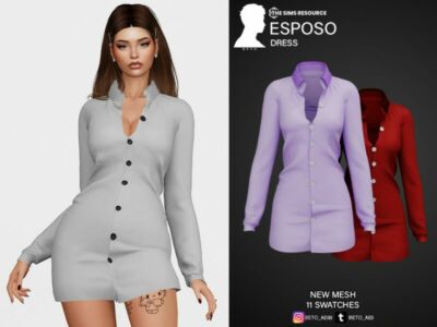 Esposo (Dress) Sims 4 CC