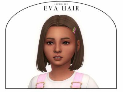 EVA Hair (Children) By Arethabee Sims 4 CC