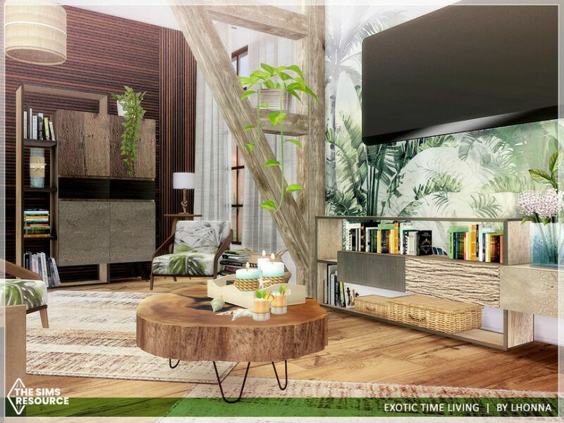 sims 4 cc exotic time living tsr cc only by lhonna 2