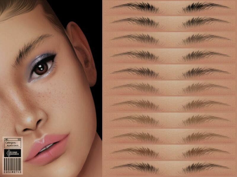 Eyebrows | N50 By Cosimetic Sims 4 CC