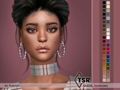 Eyebrows Sasha By Soloriya Sims 4 CC