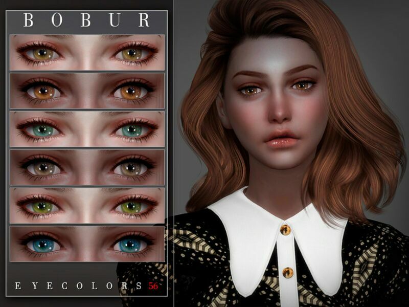 Eyecolors 56 By Bobur3 Sims 4 CC