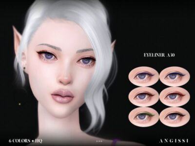 Eyeliner A30 By Angissi Sims 4 CC