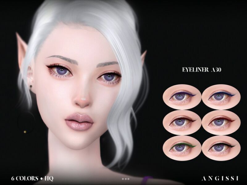 Eyeliner A30 By Angissi Sims 4 CC