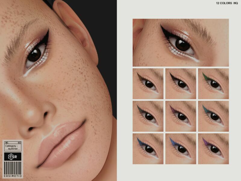 Eyeliner | N60 By Cosimetic Sims 4 CC