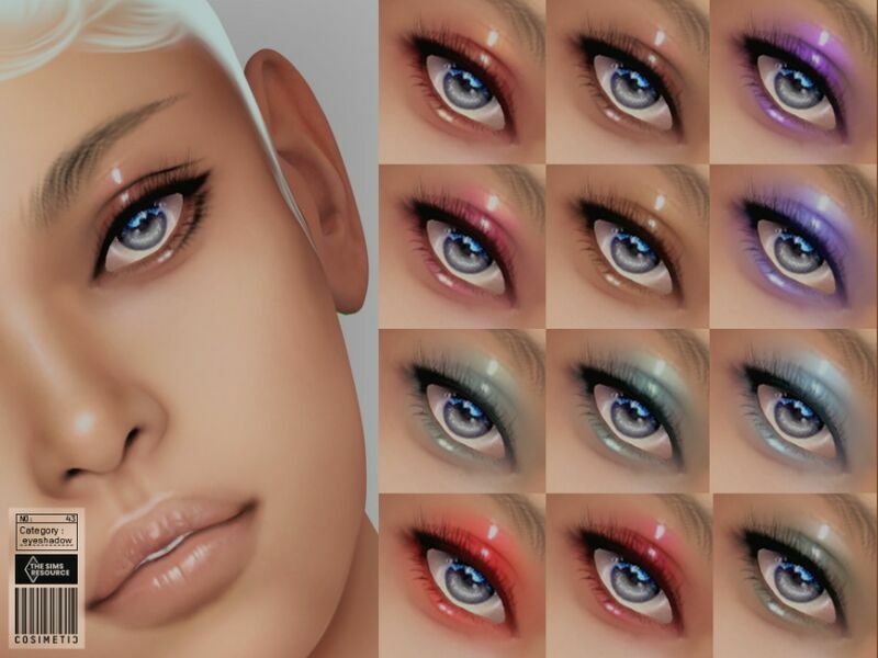 Eyeshadow | N43 By Cosimetic Sims 4 CC