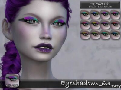 Eyeshadows_63 By Tatygagg Sims 4 CC