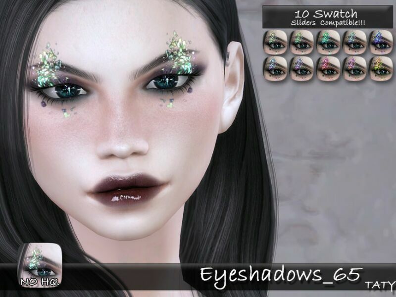 Eyeshadows_65 By Tatygagg Sims 4 CC