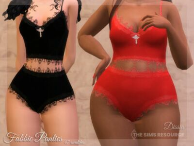 Fabbie Panties By Dissia Sims 4 CC