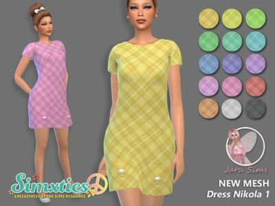 / Female Teen/Adult/Elder Everyday Dress Sims 4 CC