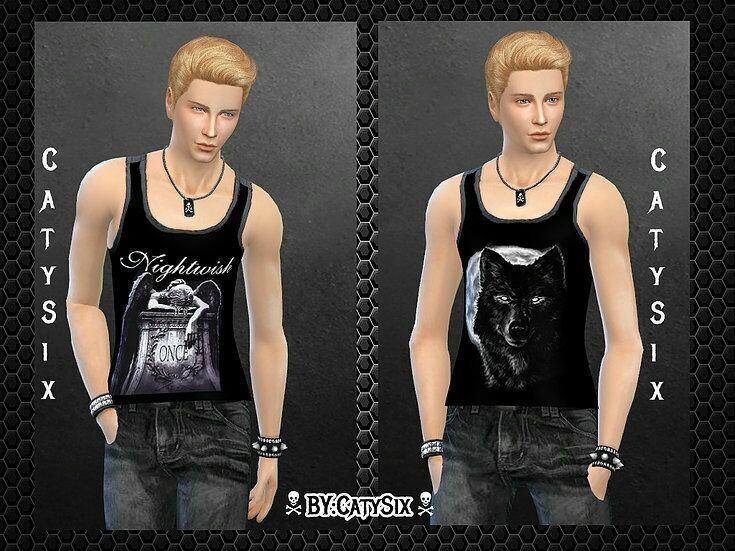 sims 4 cc finlands bands tank tops by catysix 2