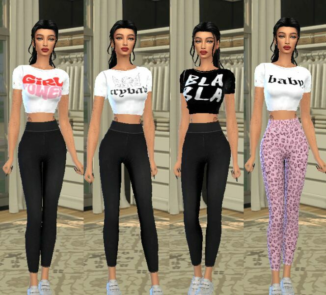 Fitness Tshirt By Raaveclas Sims 4 CC