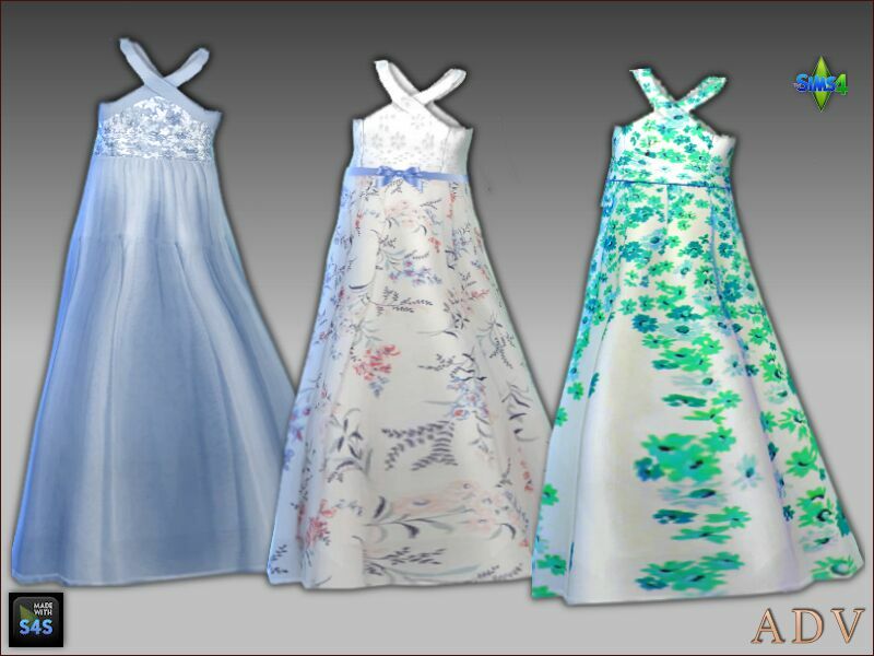 sims 4 cc formal dresses and hats 3