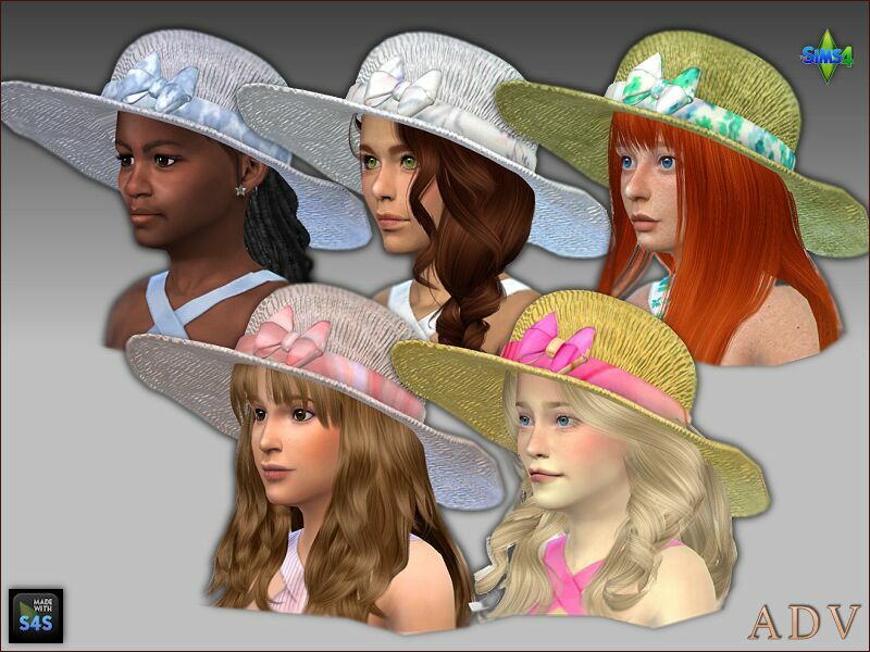 sims 4 cc formal dresses and hats 6