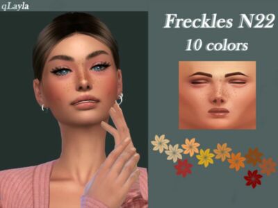 Freckles N22 By Qlayla Sims 4 CC