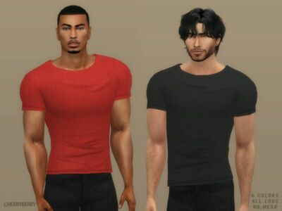 Fred – Men’S T-Shirt By Cherryberrysim Sims 4 CC