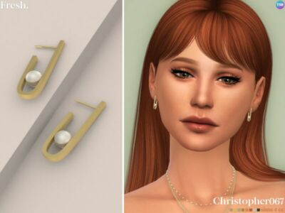 Fresh Earrings By Christopher067 Sims 4 CC