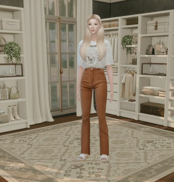 sims 4 cc friends sitcom phoebe buffay 3