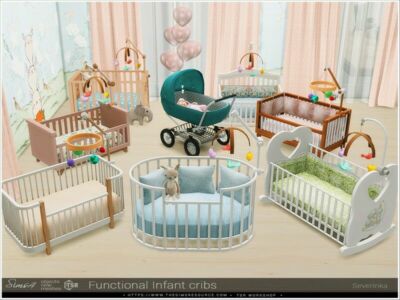 Functional Infant Cribs By Severinka_ Sims 4 CC