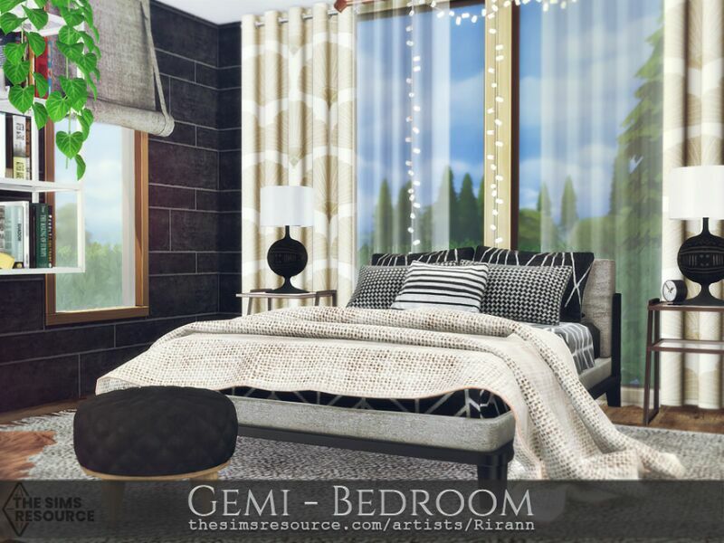 sims 4 cc gemi bedroom tsr cc only by rirann 3