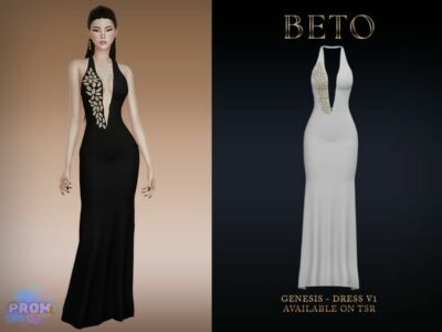 Genesis (Dress V1) Sims 4 CC