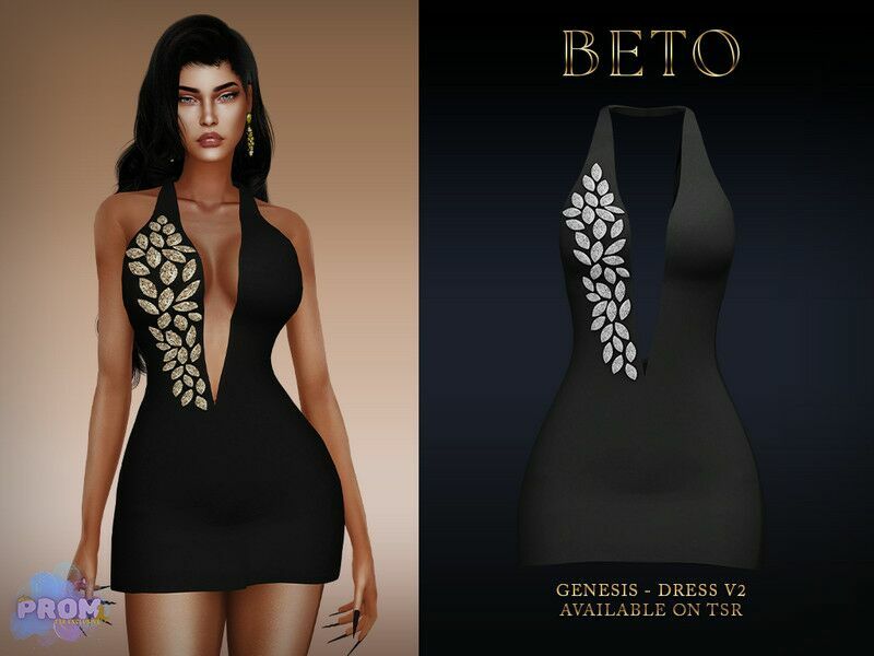 Genesis (Dress V2) Sims 4 CC