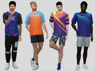 Gradient Sports TEE Sims 4 CC