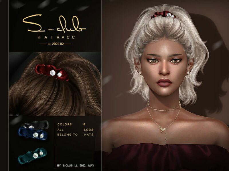 Hair Bands ACC (EVA) By S-Club Sims 4 CC