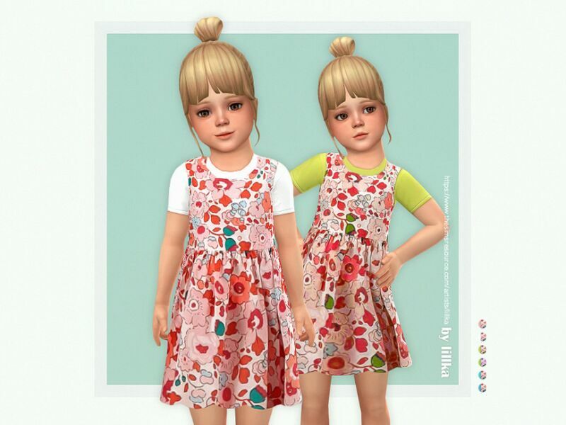 Hanni Dress By Lillka Sims 4 CC