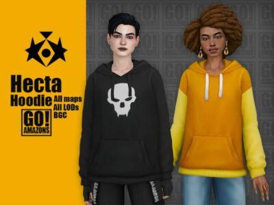 Hecta Hoodie By Goamazons Sims 4 CC