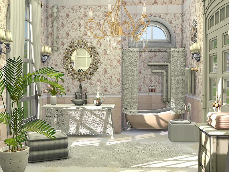 Hortense Bathroom – CC By Flubs79 Sims 4 CC