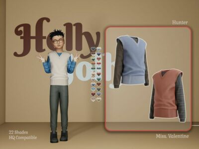 Hunter TOP Children Sims 4 CC