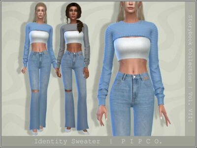 Identity Sweater. Sims 4 CC