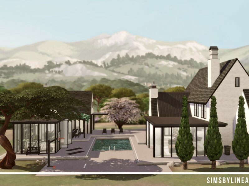 sims 4 cc idyllic farmhouse estate by simsbylinea 3