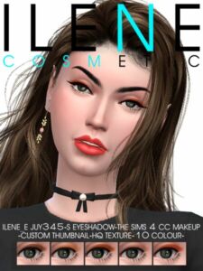 Ilene_E Juy345-S Eyeshadow By Ilene Sims 4 CC