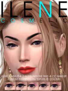 Ilene_E Mskl824-N Eyeliner Sims 4 CC