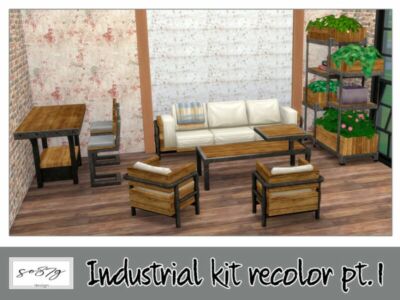 Industrial KIT Recolor PT-1 Sims 4 CC