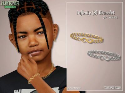 Infinity (8) Bracelet For Children Sims 4 CC