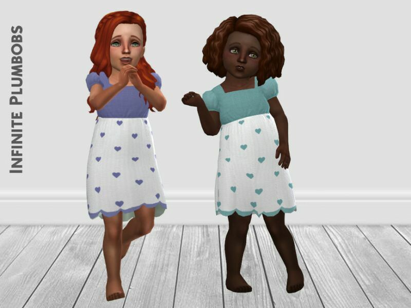 sims 4 cc ip toddler valentine tutu dress by infiniteplumbobs 3