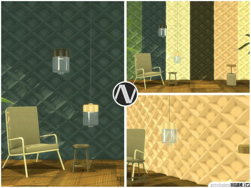 sims 4 cc istanbul wall panels by artvitalex 3