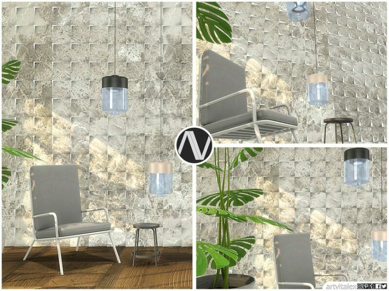 sims 4 cc istanbul wall panels by artvitalex 4