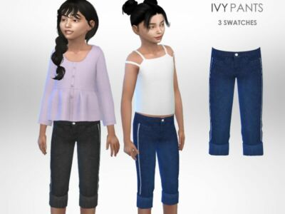 IVY Pants By Puresim Sims 4 CC