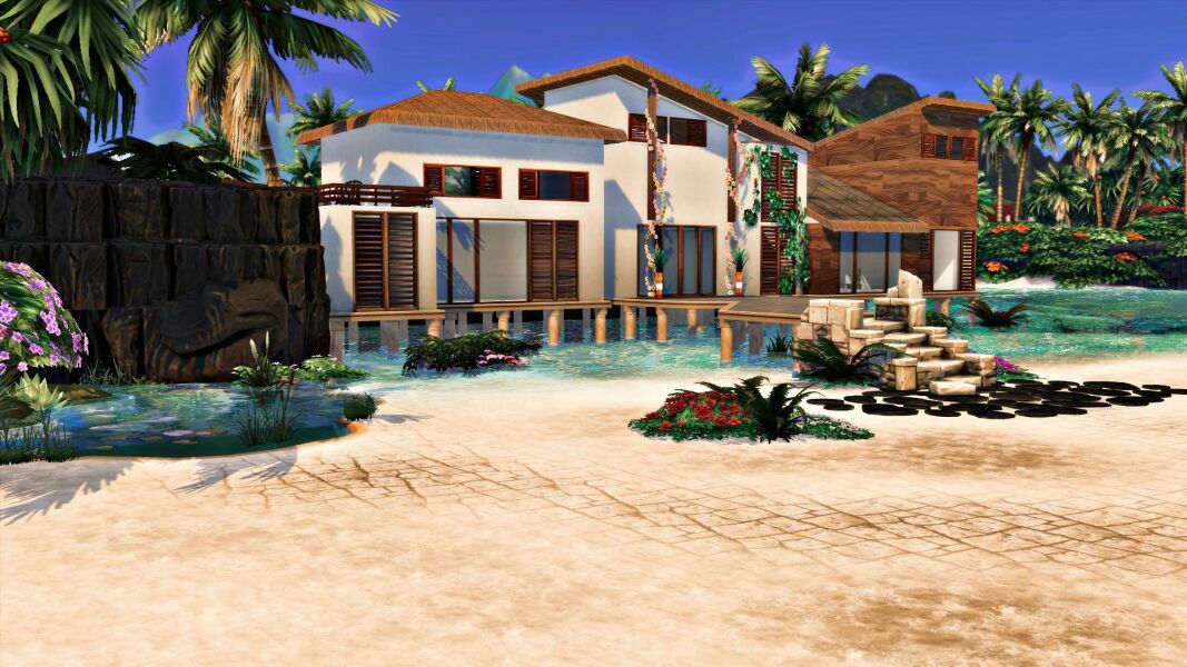 sims 4 cc jamaica beach home cc free by mrsbarbiex3 4