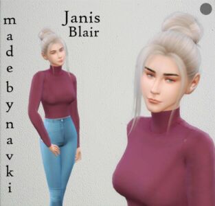 Janis Blair By Navki Sims 4 CC