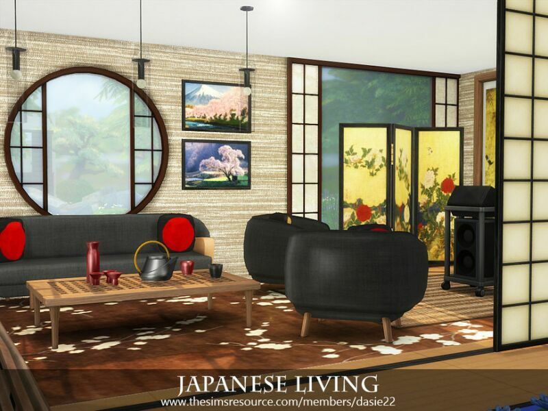 sims 4 cc japanese living by dasie2 2