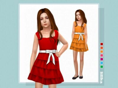 Jeanne Dress By Lillka Sims 4 CC